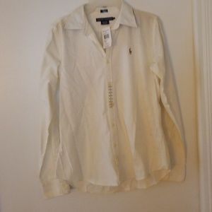Brand new Polo Ralph Lauren white button down
